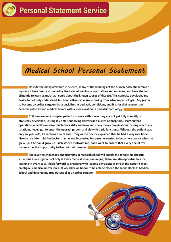 personal statement red flags medical school
