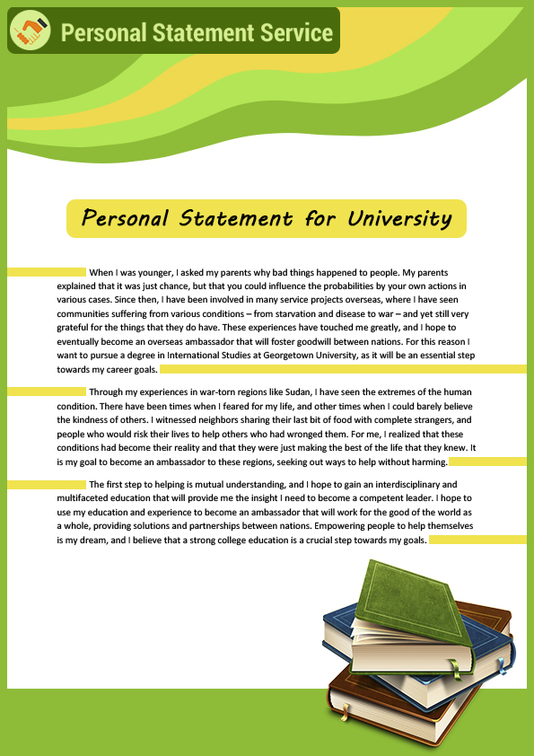 personal statement for uni teacher