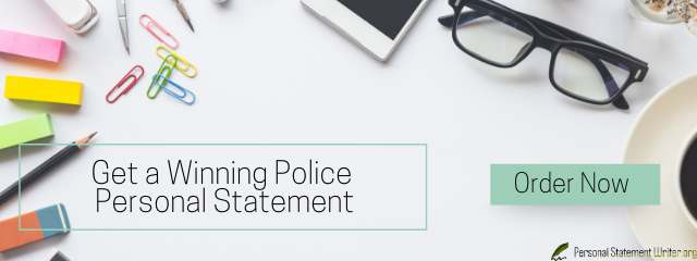 how to write personal statement for police