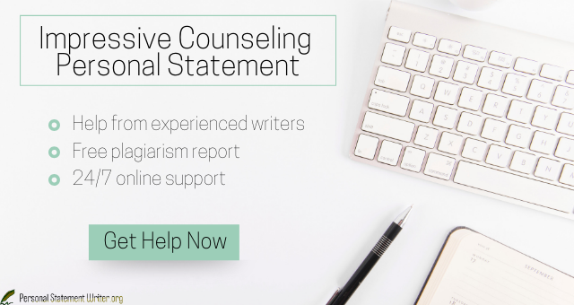 personal statement for counseling program