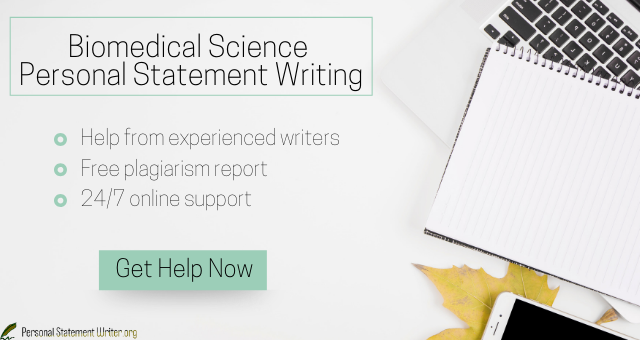 biomedical science personal statement example